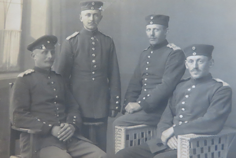 Peter and three other German soldiers
